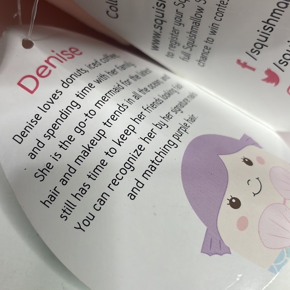 New (2) Squishmallows Mermaid and Shark 10” plushies - Picture 4 of 7